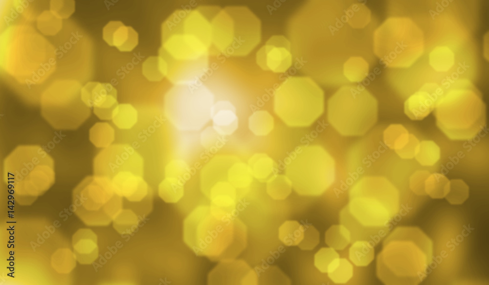 Abstract background with blurred hexagonal bokeh Abstract background with blurred hexagonal bokeh