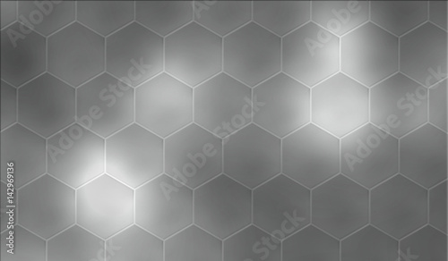 Hexagonal mosaic background
