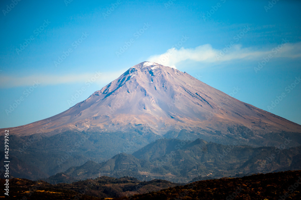 Mexican volcano landscape