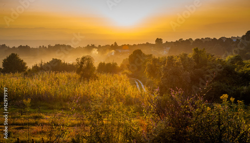 Country sunset photo