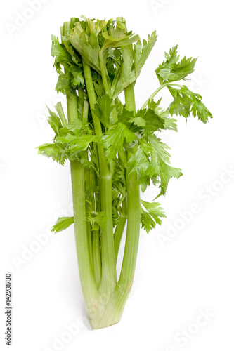 Obraz na płótnie Celery on white background isolated w salonie