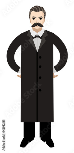 great german philosopher standing