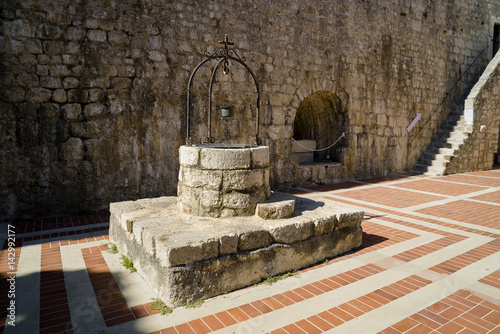 Ancient castle old European coast