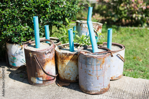 rusty cans reuse