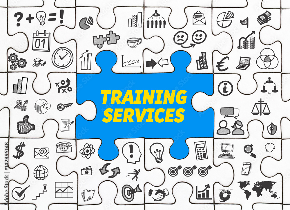 Training Services / Puzzle mit Symbole