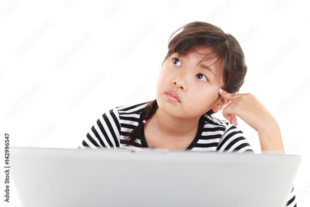 疲れた女の子
