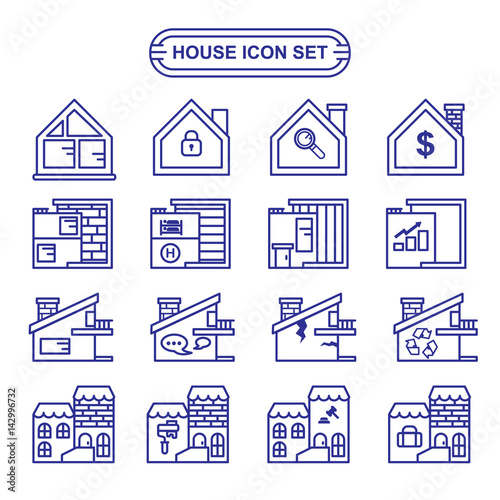 House icon set