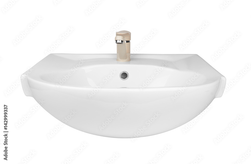 Fototapeta premium Washbasin isolated on white