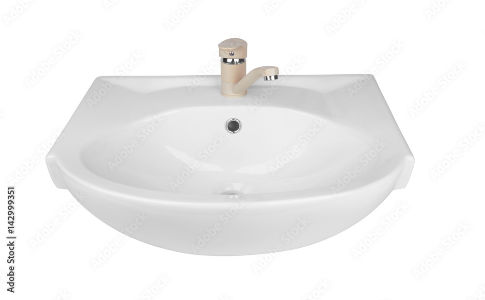 Washbasin isolated on white Washbasin isolated on white