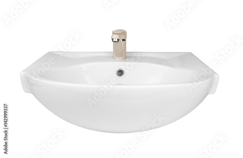 Washbasin isolated on white