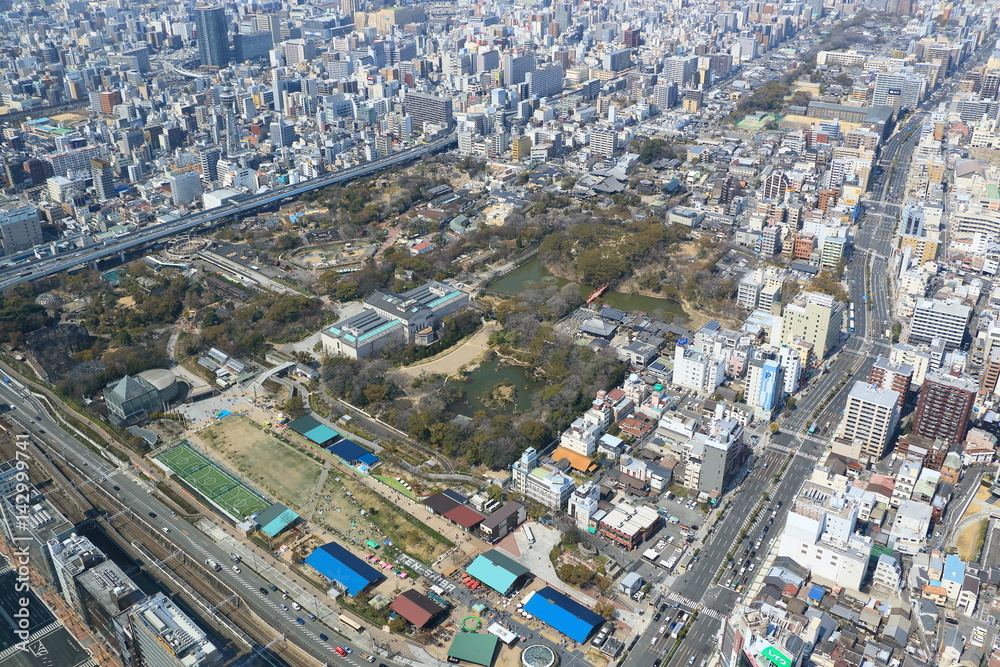 cityscape of Osaka