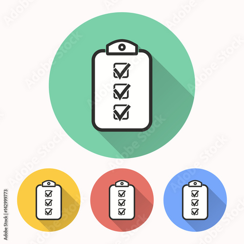 Checklist - vector icon.