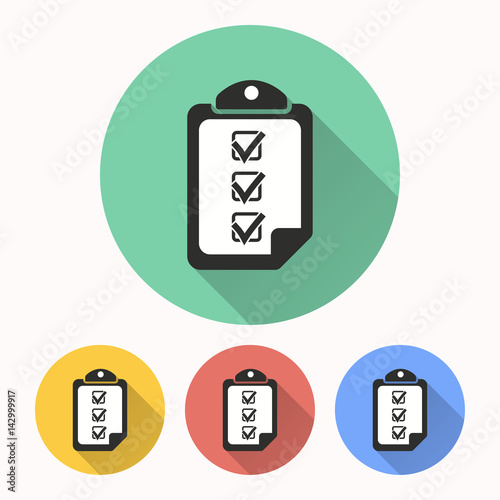 Checklist - vector icon.