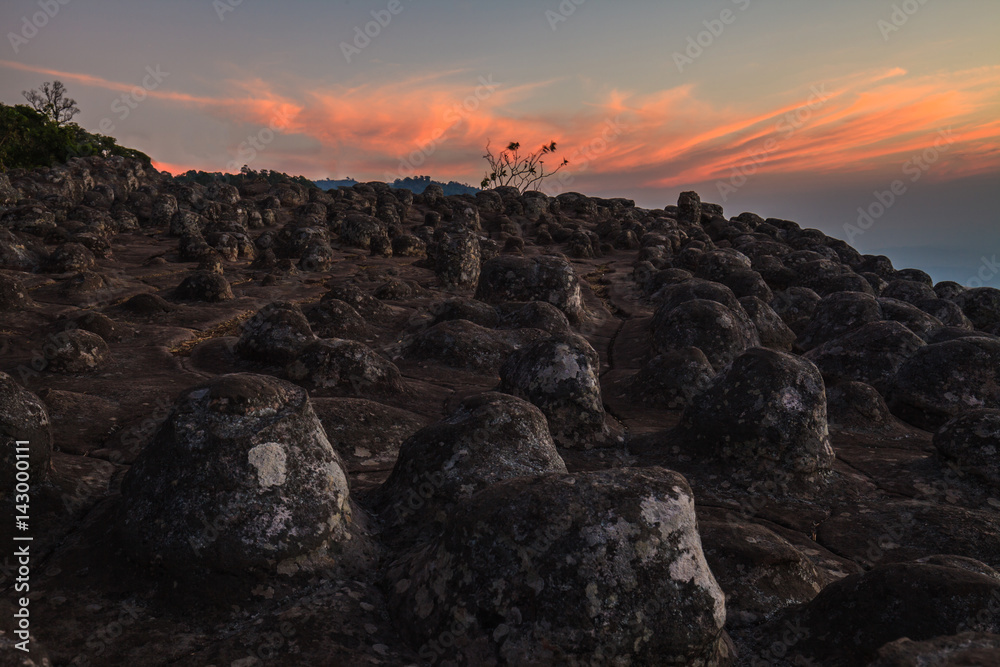 Beautiful sunset on the mountains in nationalpark of Thailand. Beautiful sunset on the mountains in nationalpark of Thailand.