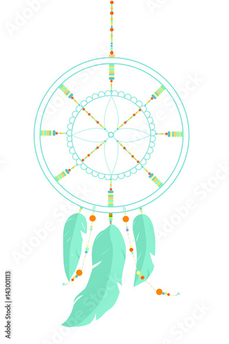 dream catcher pattern Vector illustration