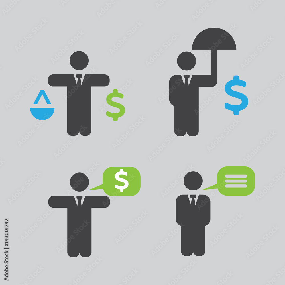 Obraz premium Business Policies Icons