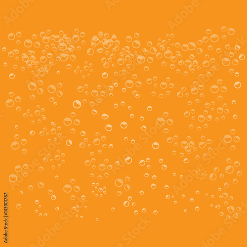 Beer texture with bubbles and foam