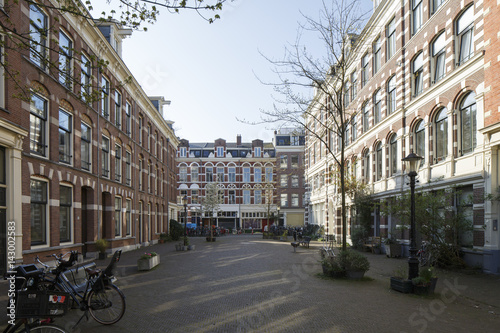 Quiet street in Amsterdam