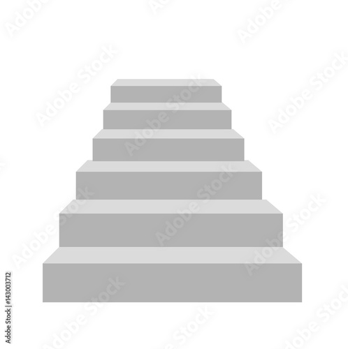 detailed illustration stairs vector illustration on white