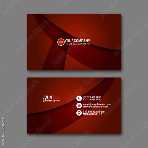 Business Card Template.