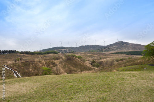 伊豆稲取の細野高原と三筋山