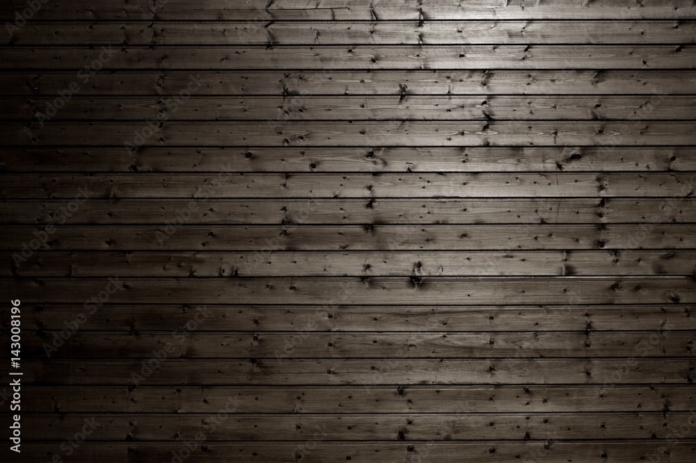 Obraz premium Dunkle braune Holzbretter