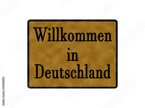Wallpaper Mural Willkommen in Deutschland Fußmatte Torontodigital.ca