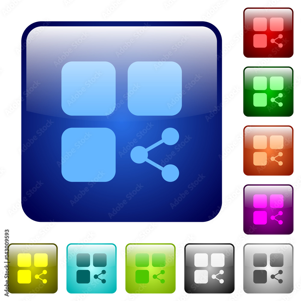 Share component color square buttons Share component color square buttons