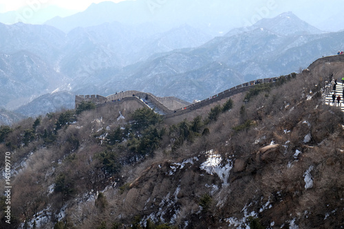 The Great Wall of China in Badaling, China © zatletic
