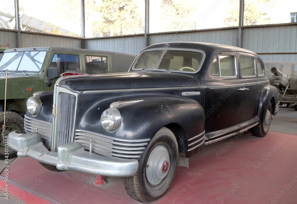 The Soviet Regis 115 Sedan in the Military Museum of the Chinese People's Revolution in Beijing, China The Soviet Regis 115 Sedan in the Military Museum of the Chinese People's Revolution in Beijing, China