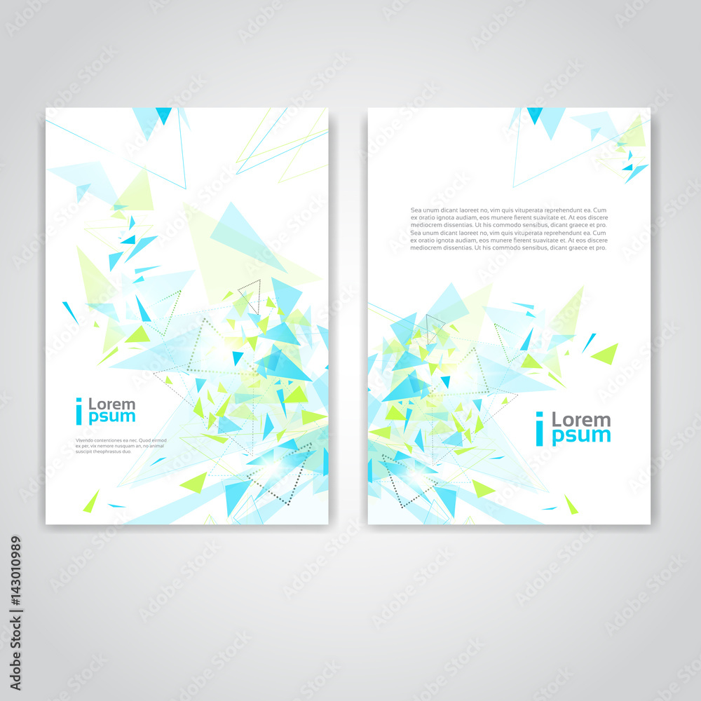 Fototapeta premium Abstract Triangle Geometrical Background Banner Copy Space Vector Illustration