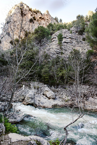 Aterno river canyon photo