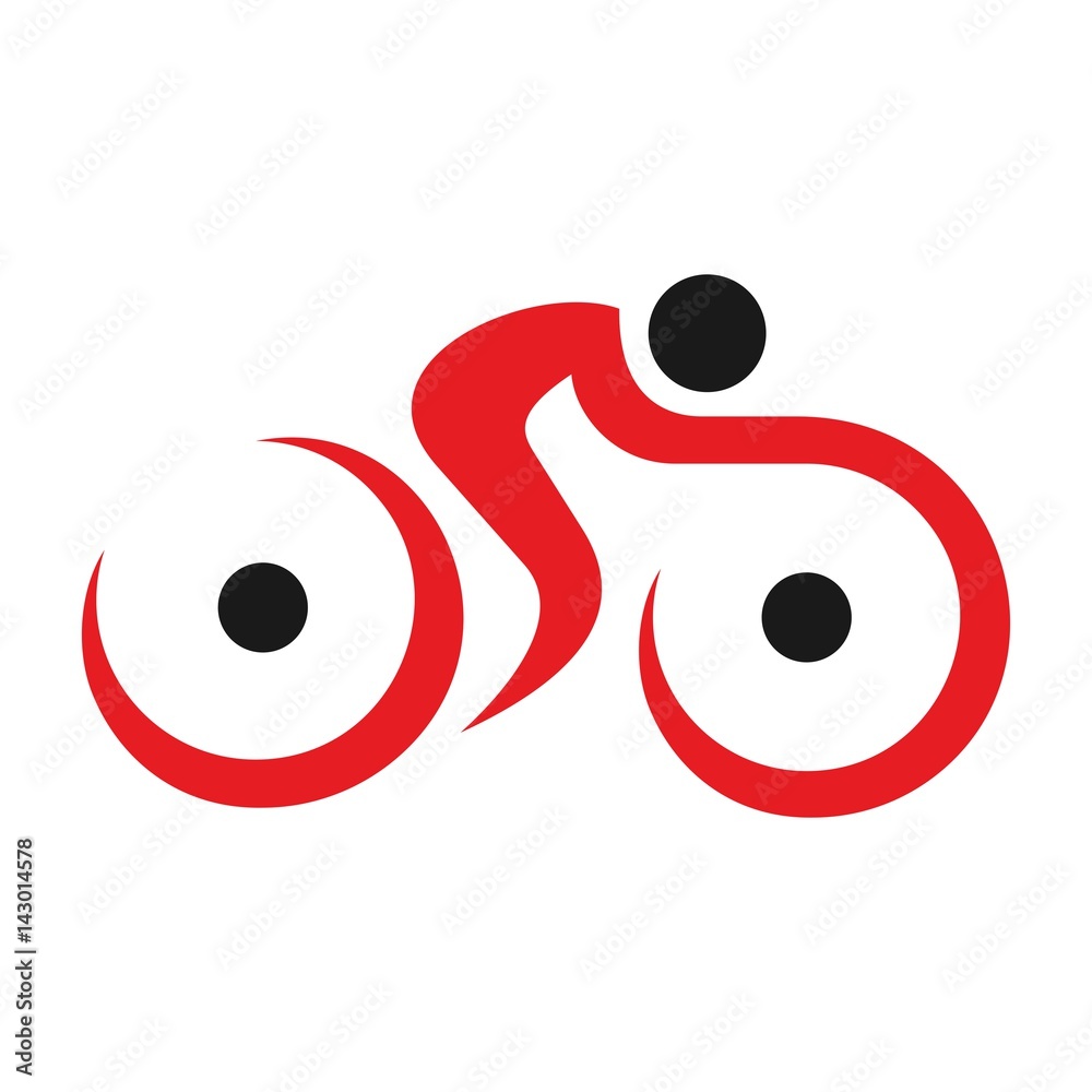 bike logo vector. Stock Vector | Adobe Stock