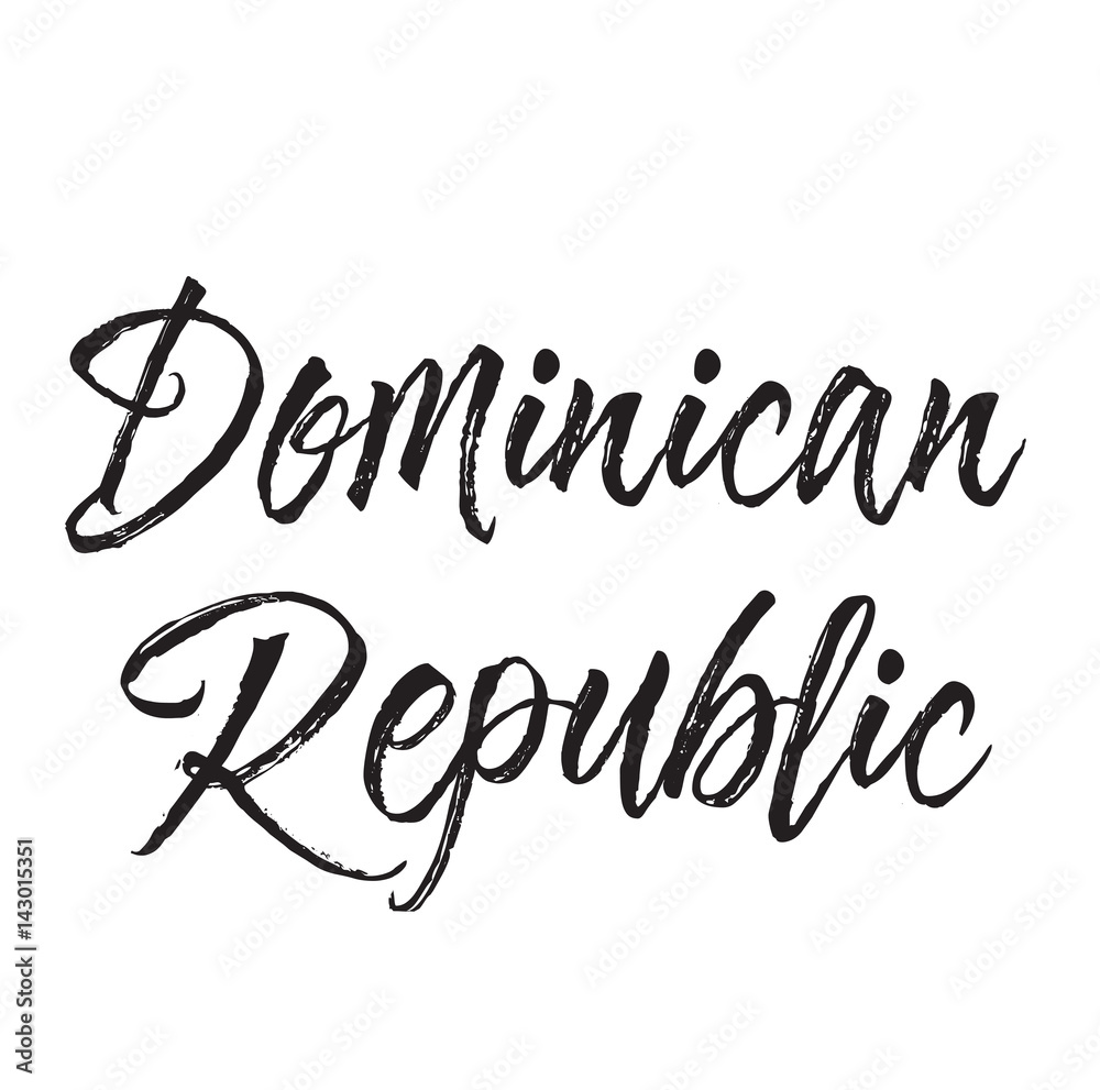 Dominican Republic Text Design Vector Calligraphy Typography Poster dominican-republic-text-design-vector-calligraphy-typography-poster