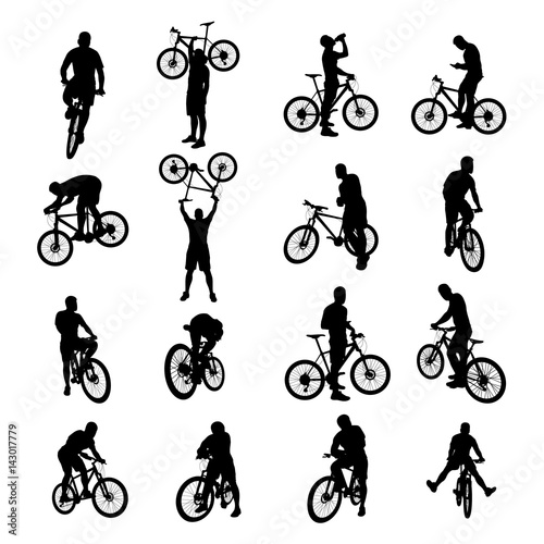 bicycle black set 02