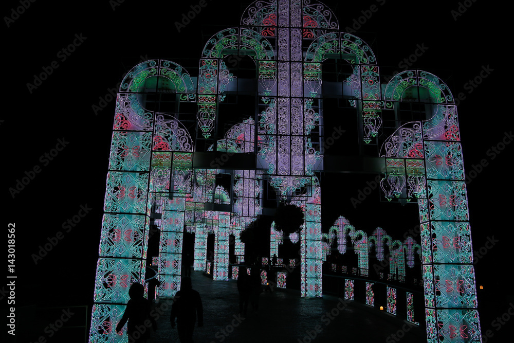 Fototapeta premium LAGUNA TEN BOSCH(ラグーナテンボス) .illumination,japan