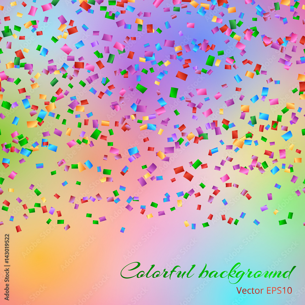 Glitter sparkle background with falling confetti
Glitter sparkle background with falling confetti