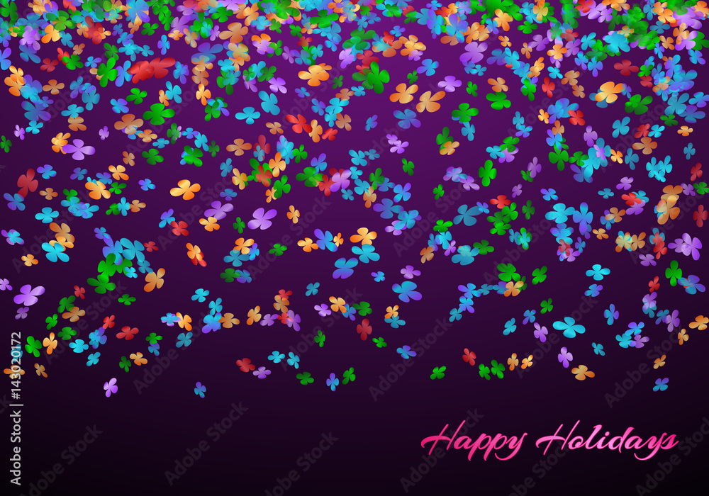 Holiday background with multicolored confetti
Holiday background with multicolored confetti