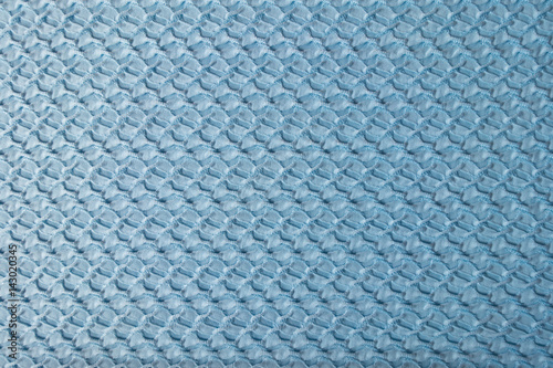 Sky blue crinkle fabric