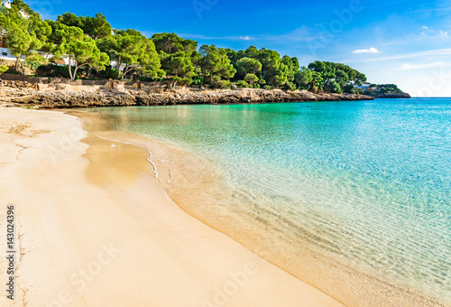 Strand Urlaub Sommer Sonne Spanien Mittelmeer Mallorca Cala Gran in Cala D'dor photo