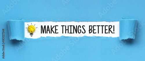 Make things better! / papier photo