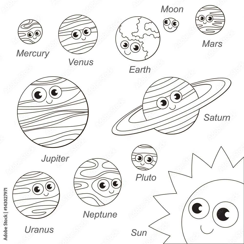 the planet pluto coloring pages