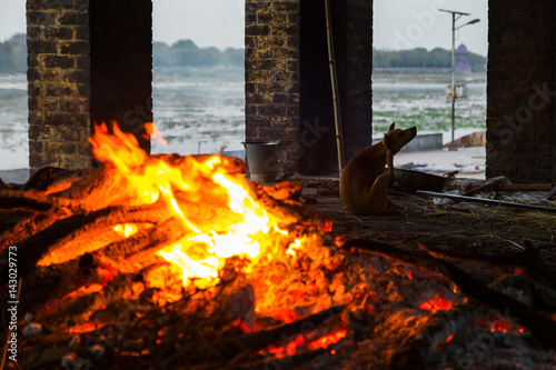 Canvas Print Funeral Pyre