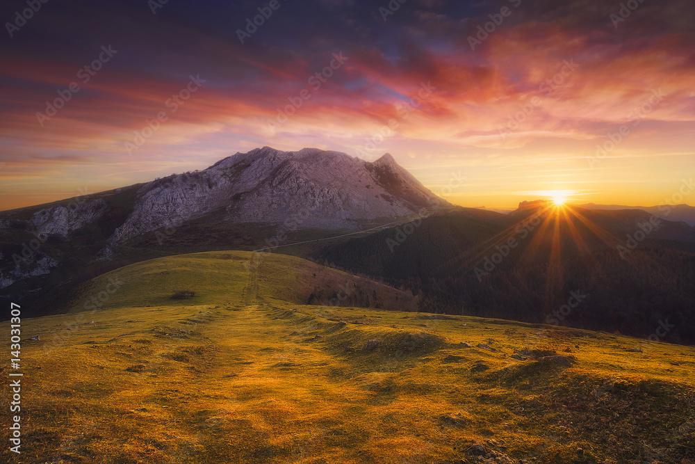 Obraz premium Anboto mountain