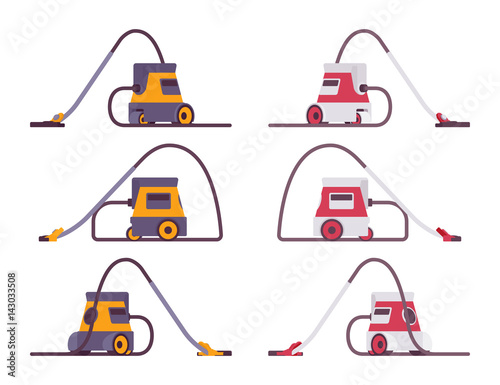 Set of portable vacuum cleaner