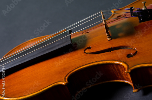 violin part on black