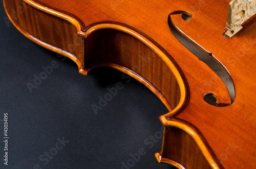 violin part on black