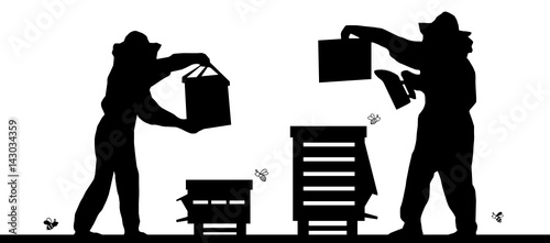Silhouette Imkerei