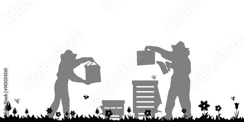 Silhouette Imkerei