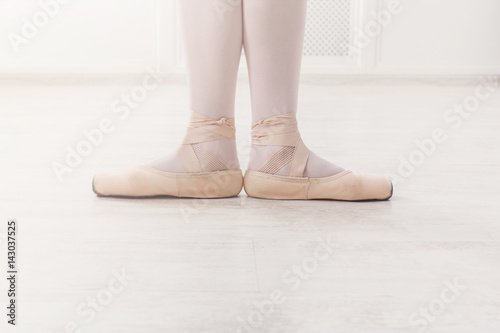 Ballerina legs in first position